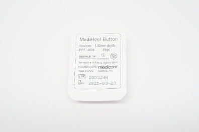 Medicore 2005 MediHeel Button 1.00mm depth Pink